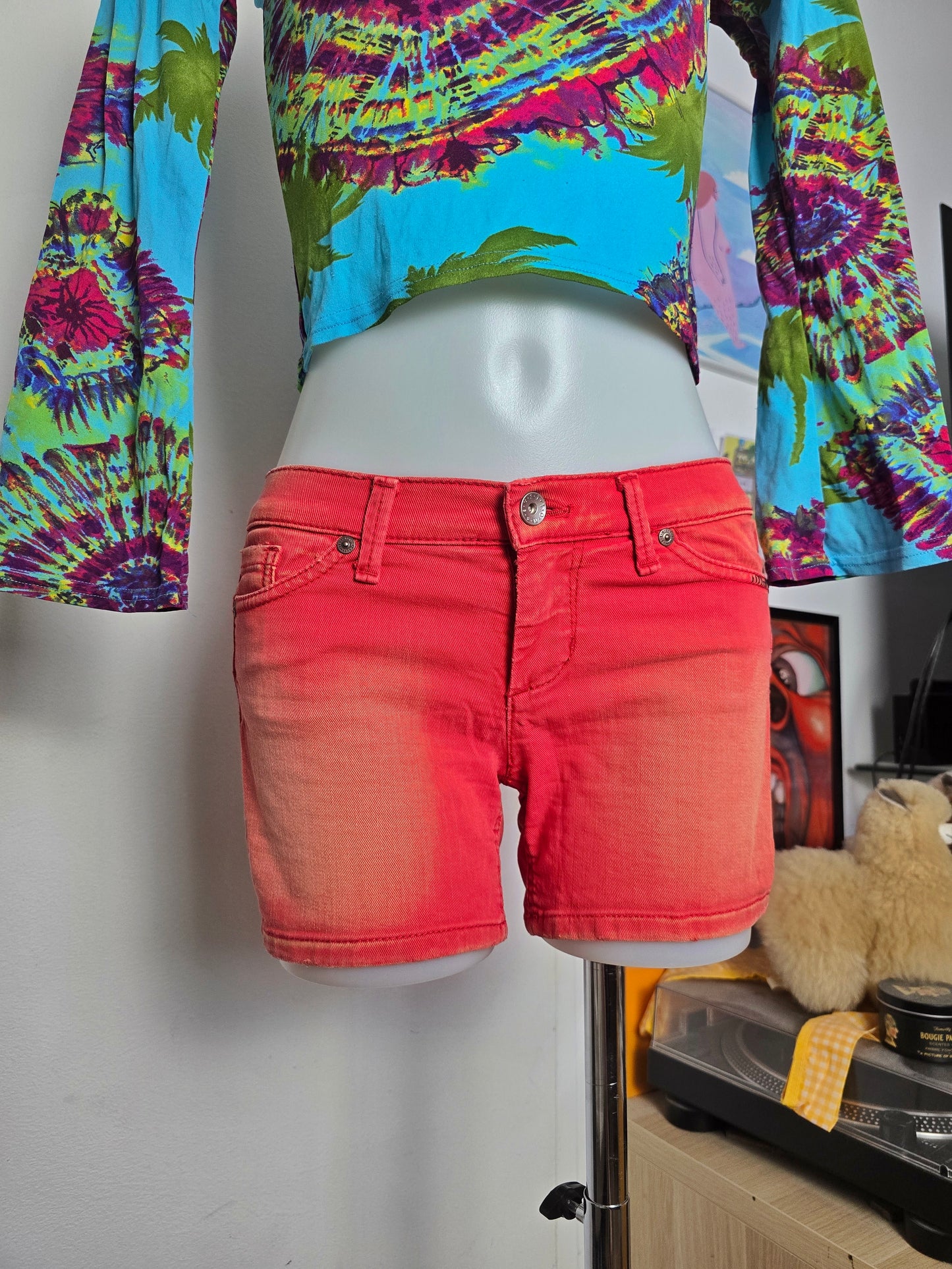 Y2k vintage bohemian cowgirl shorts