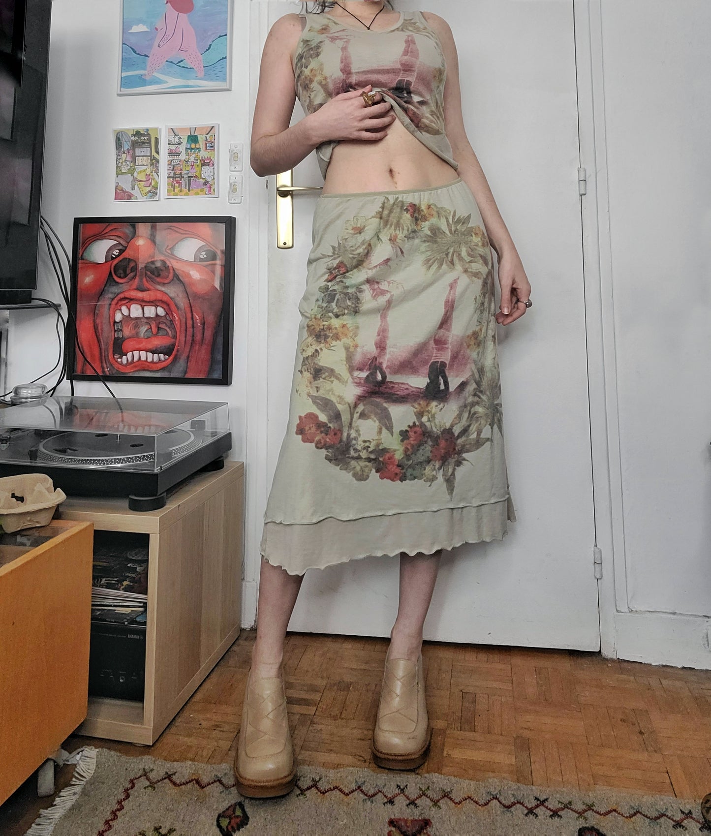 Y2k indie printed set