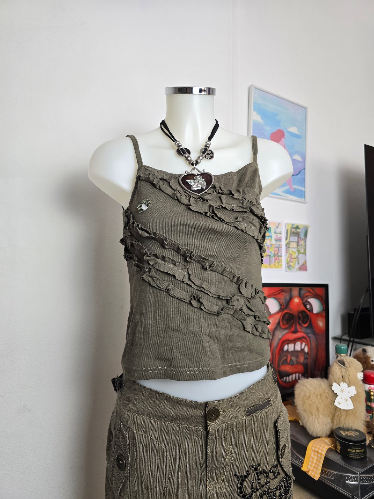 90s vintage softgrunge top