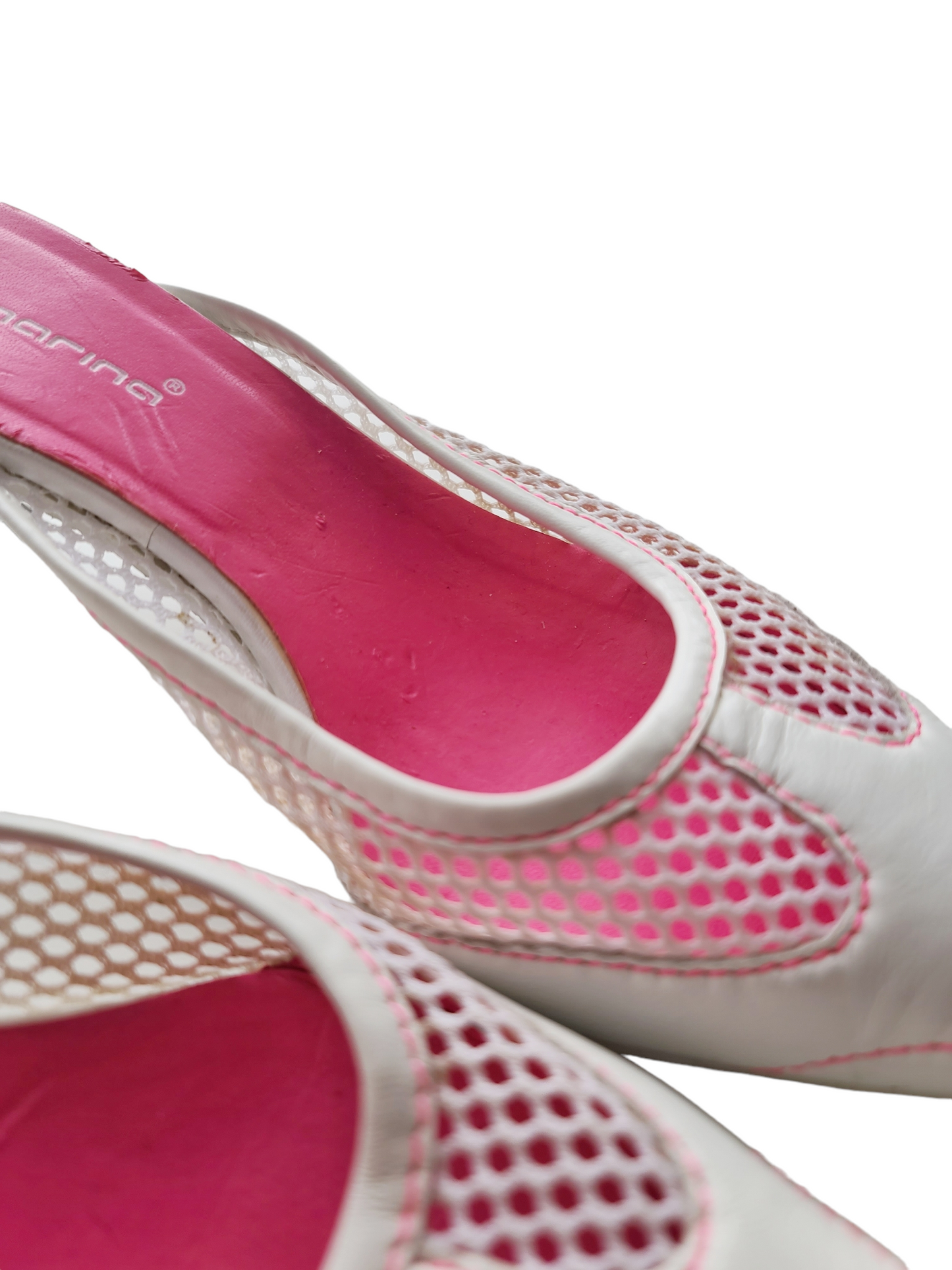 Y2k gorpcore rave style white pumps