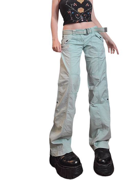 90s blue grunge cargo