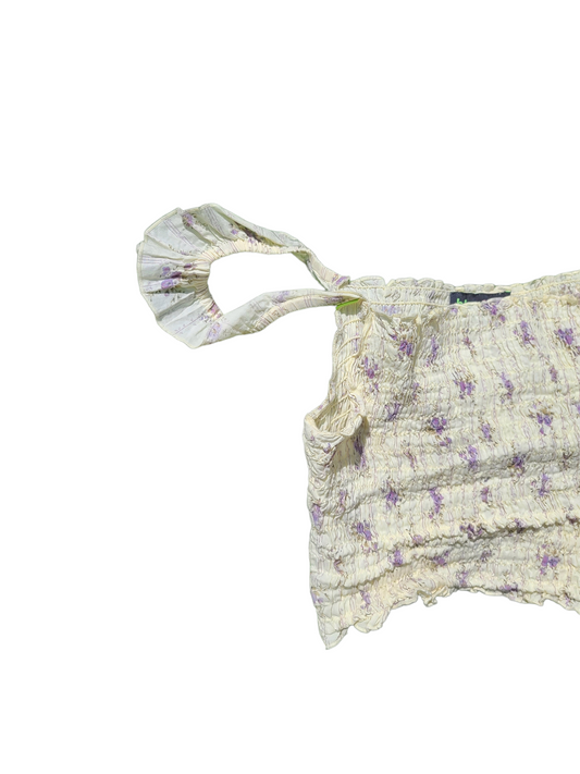 Floral Cottagecore Coquette Top