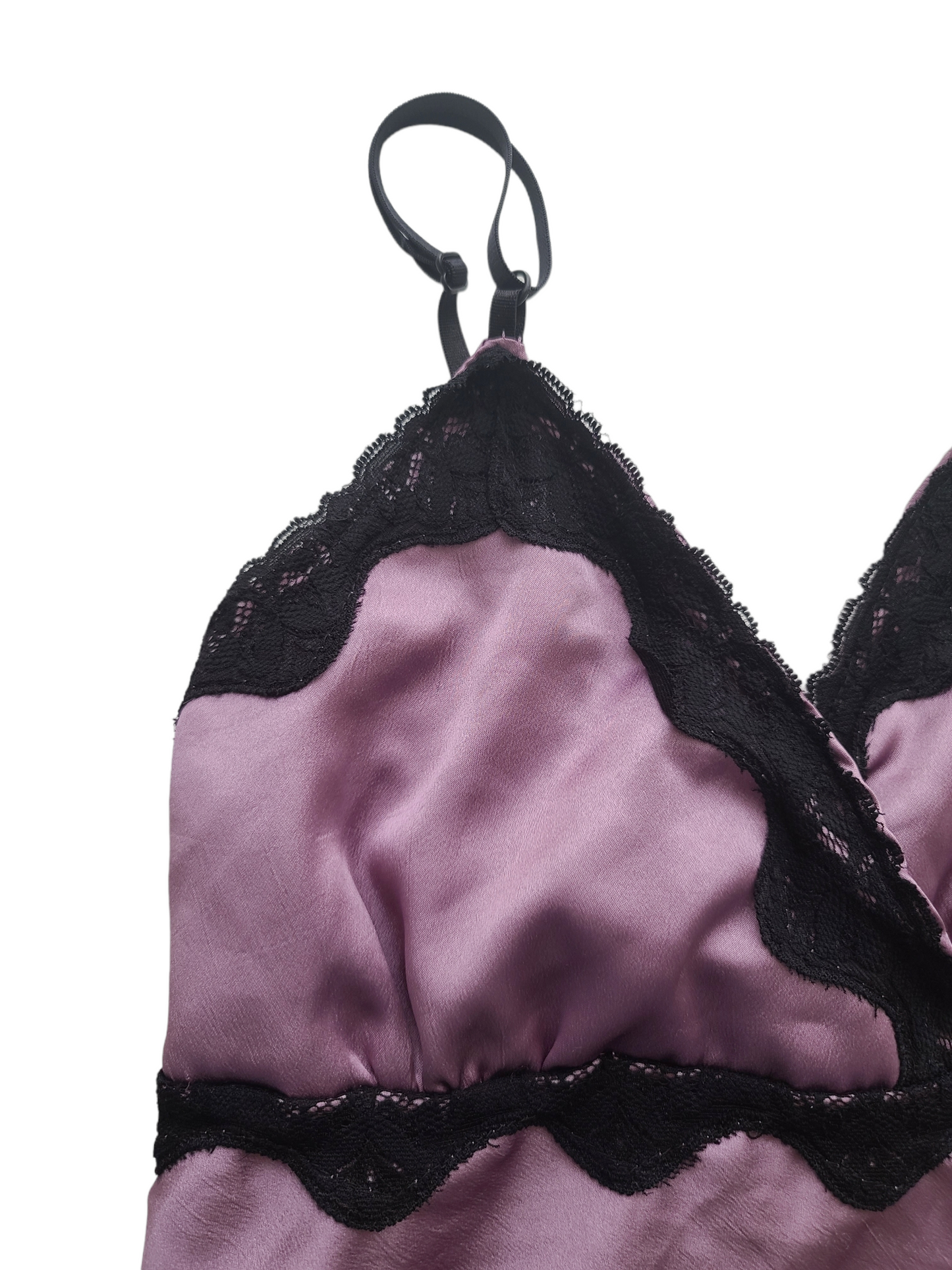 Purple lace flirty top