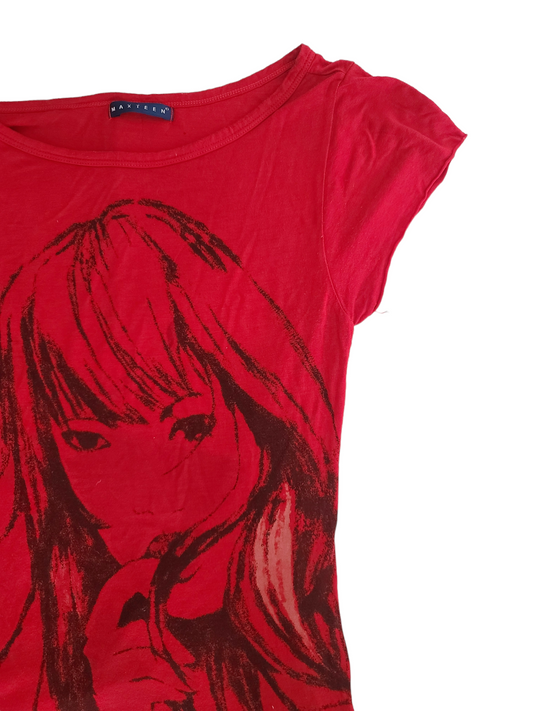 Gyaru printed y2k dress