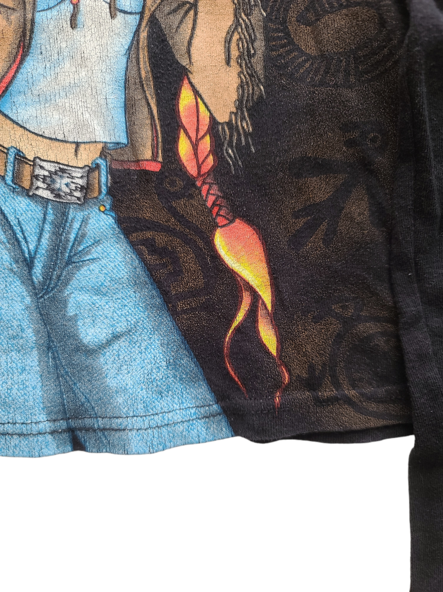 Printed 90s harajuku manga top