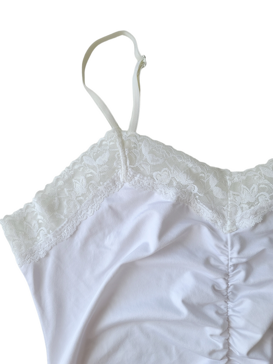 Y2k vintage coquette lace cami top