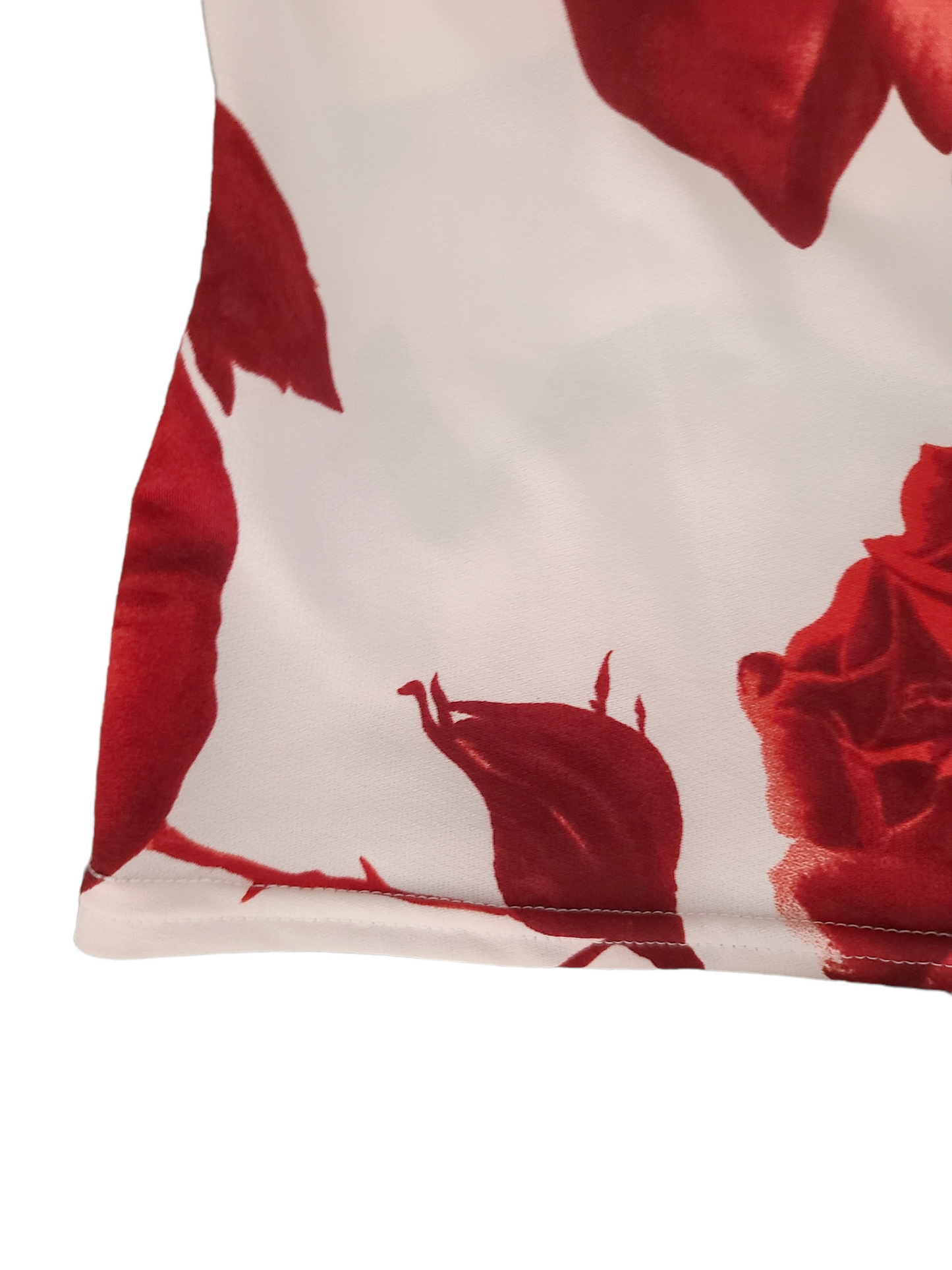 Y2k vintage flower backless top