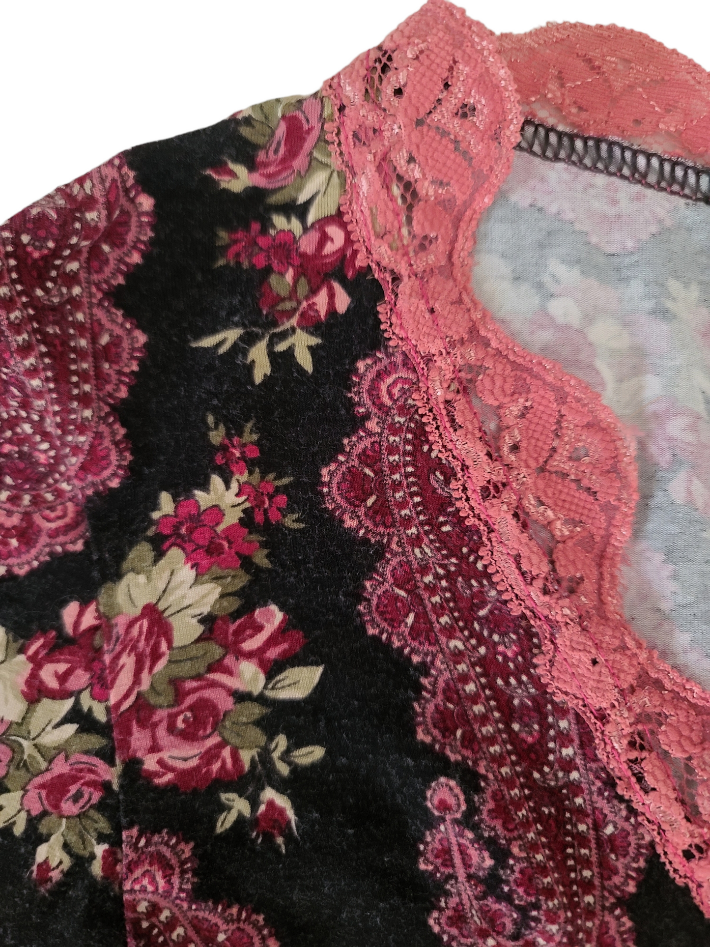 Fairy lace y2k flowers top