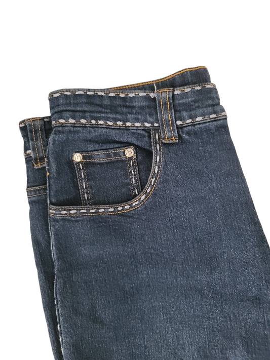 Y2k flared denim pants - zimfriperie