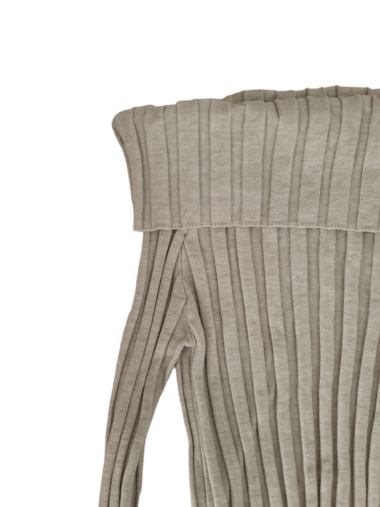 Y2k ribbed off-shoulder sweater - zimfriperie
