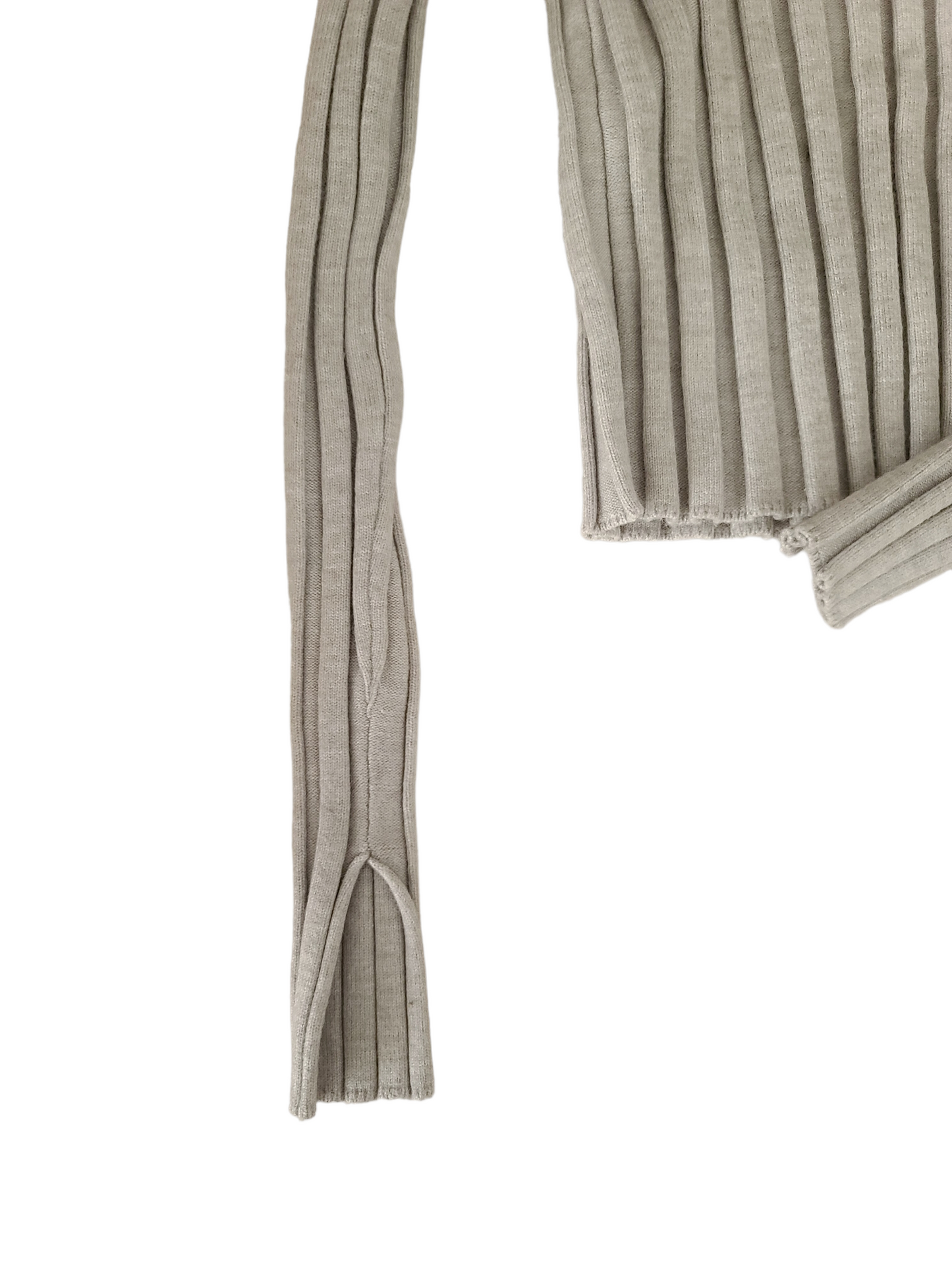 Y2k ribbed off-shoulder sweater