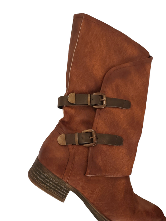 Vintage downtown earthytones boots