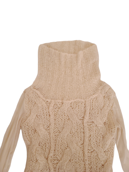 Cybery2k fairy white sweater