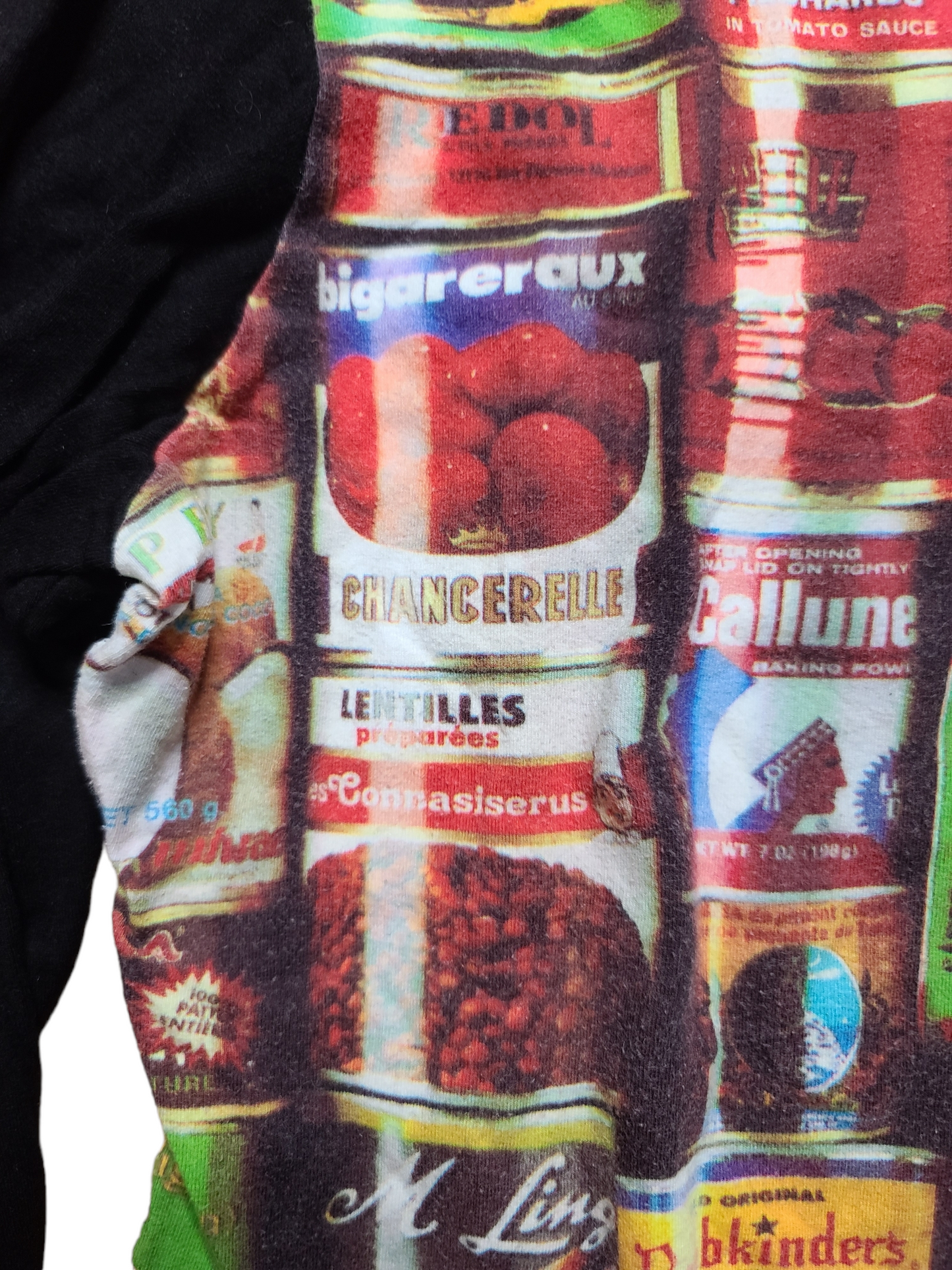 Printed cybery2k archive maximalist top