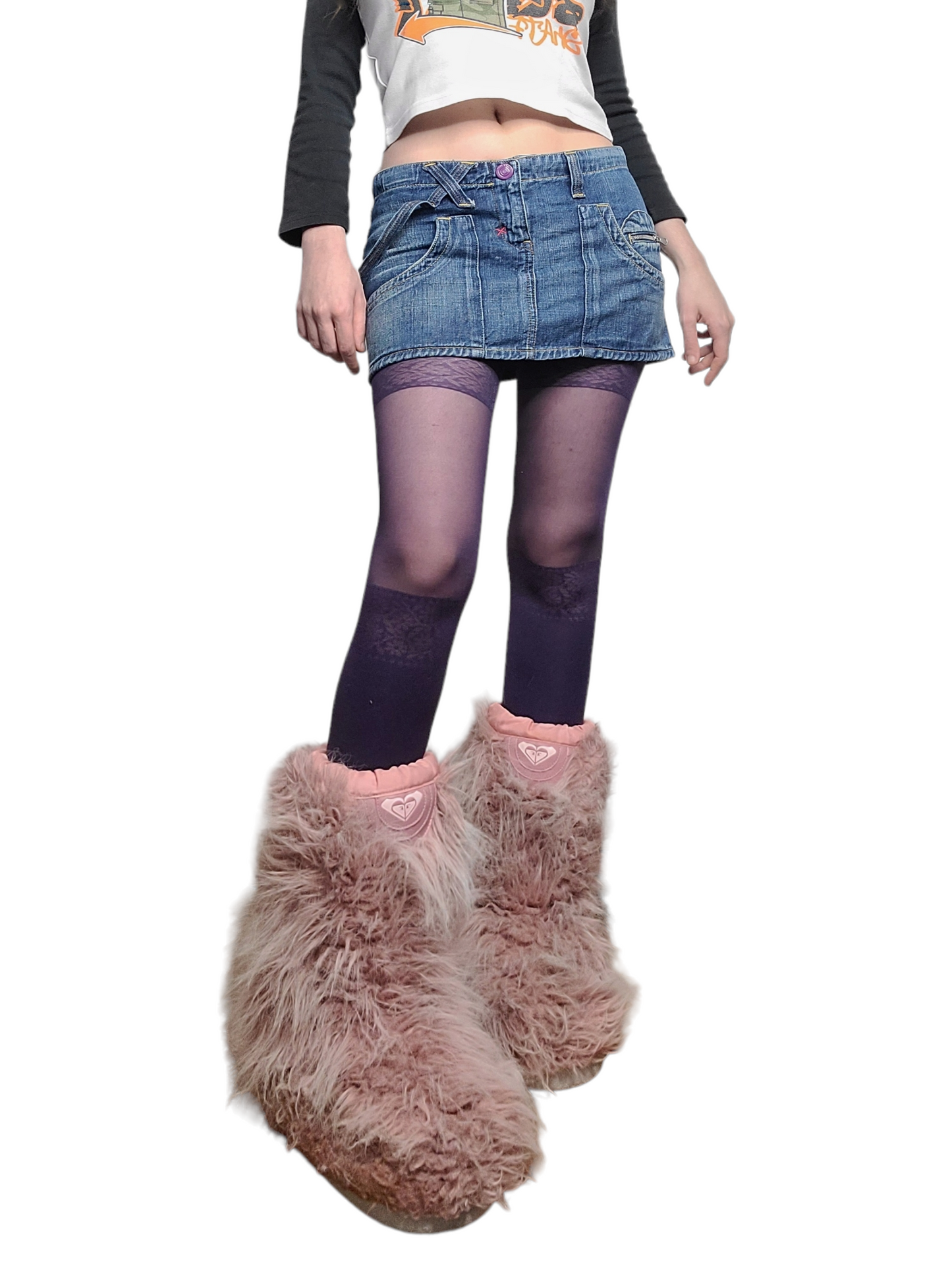 Harajuku denim 90s skirt