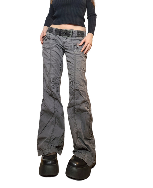 90s vintage low waist cargo