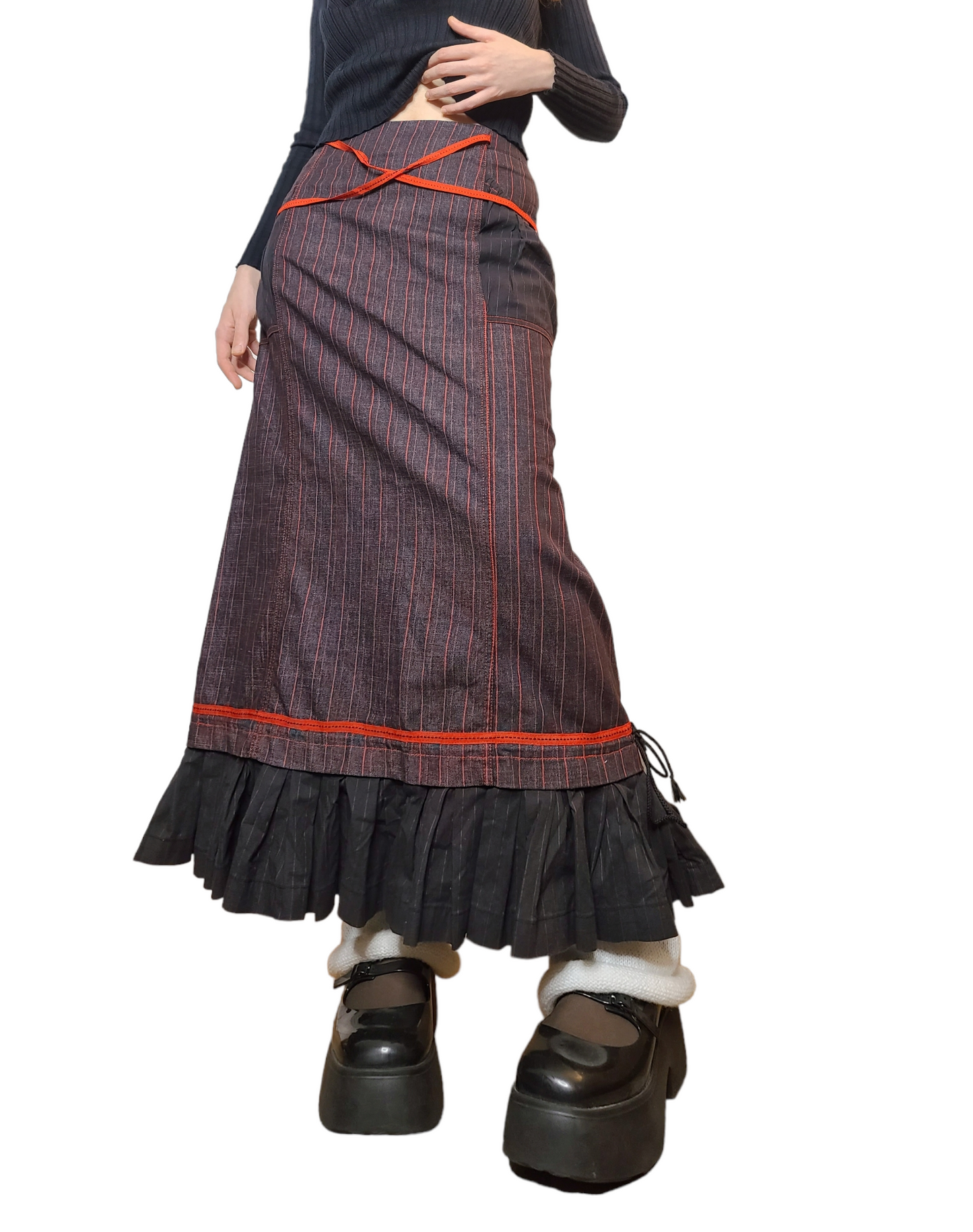 Y2k fairygrunge maxi skirt