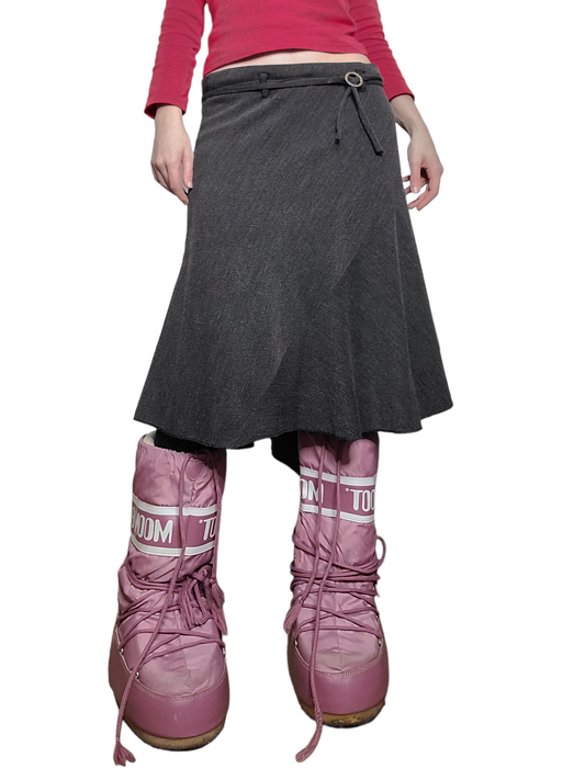 Y2k downtown asymmetric skirt