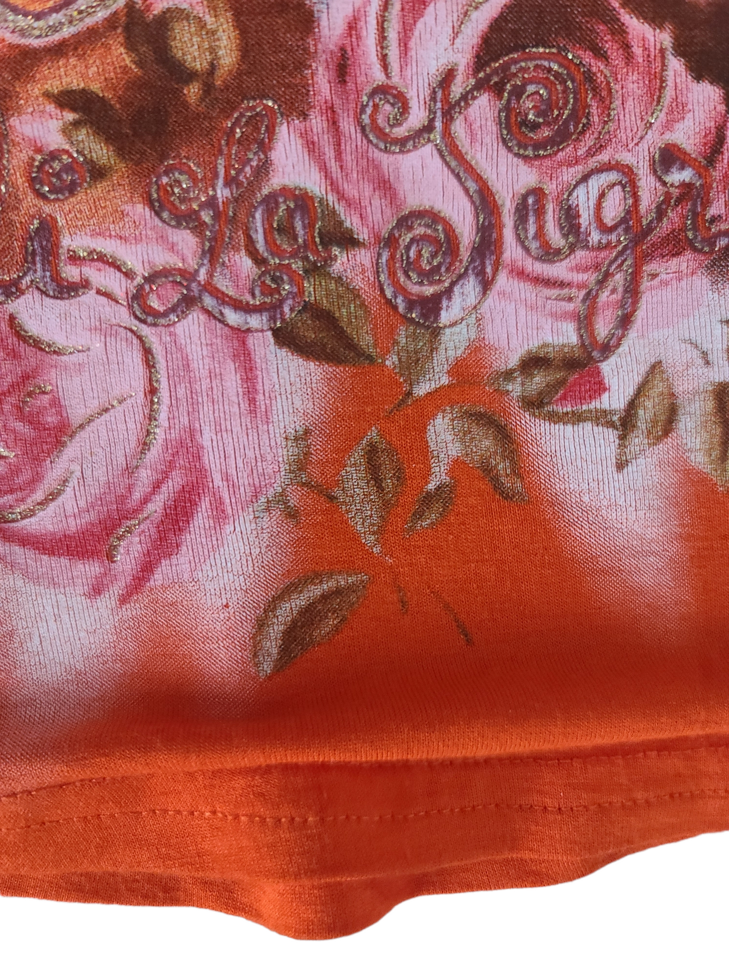 Y2k printed angelcore top