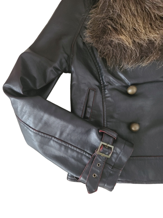 Y2k preppy black jacket