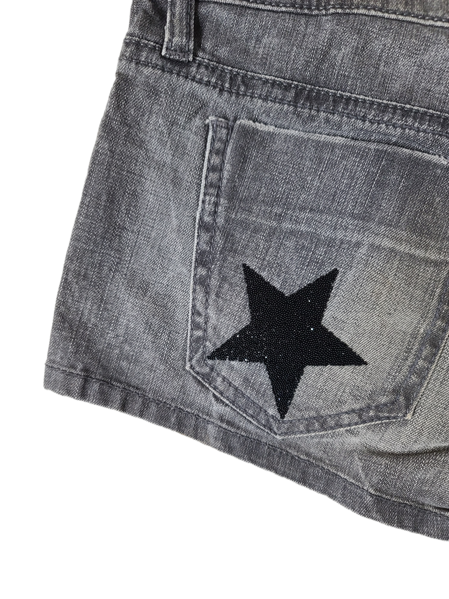 Y2k denim mini short