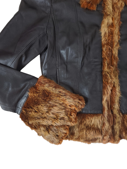 Y2k preppy black jacket