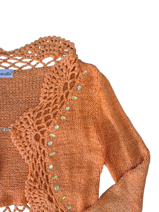 Y2k crochet fairycore cardigan