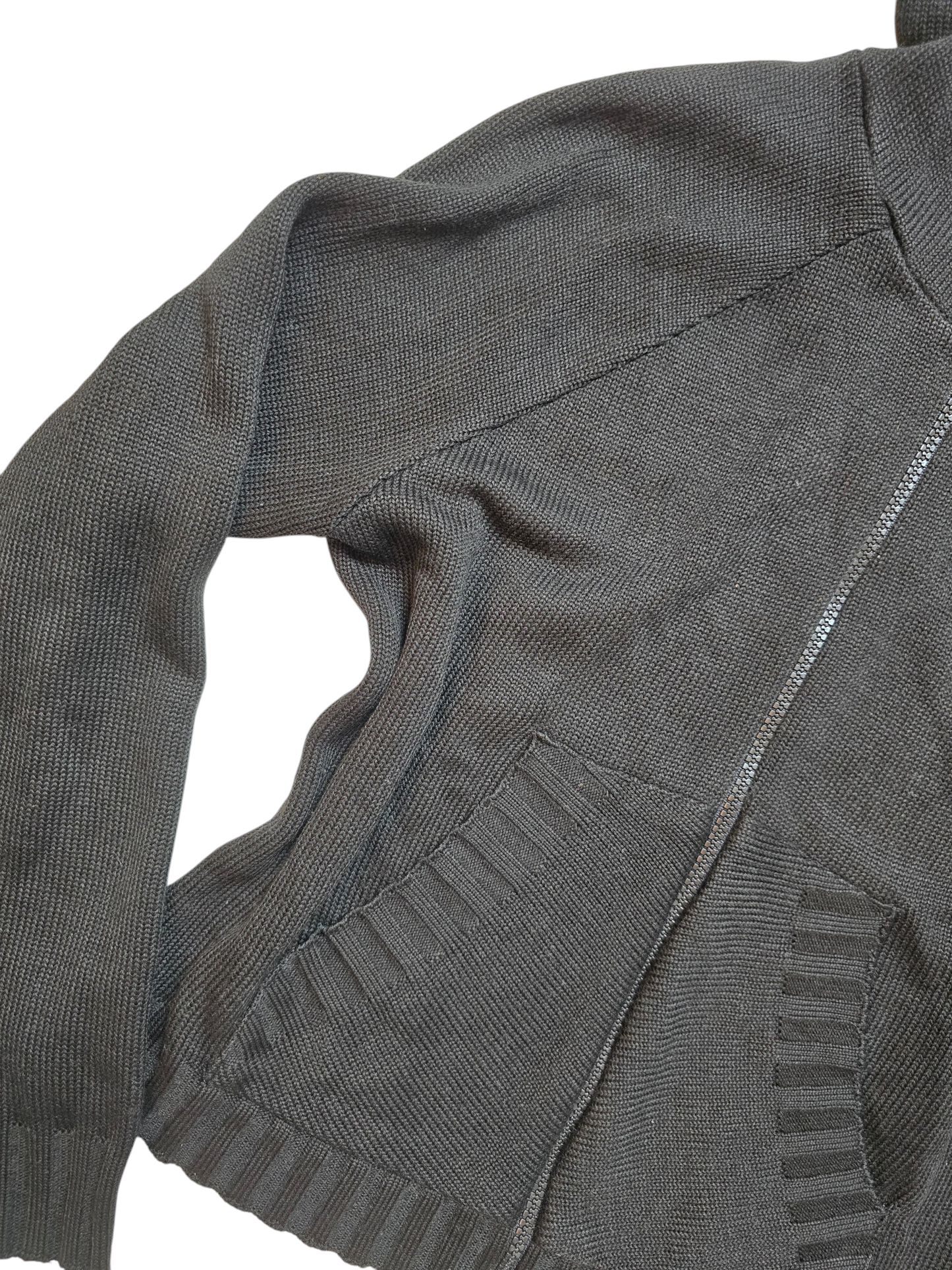 Y2k vintage softgrunge zip sweater