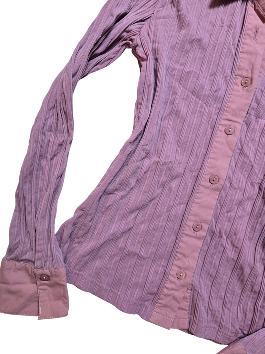 90s vintage officecore stripes shirt