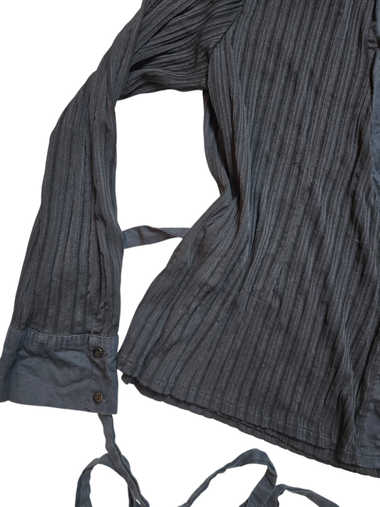 90s vintage officecore stripes shirt