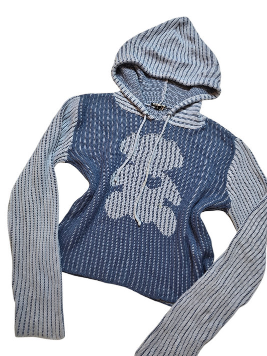 90s vintage flirty ribbed sweater