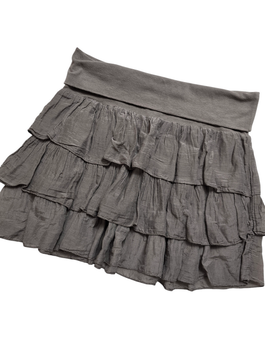 00s vintage ruffled downtown skirt