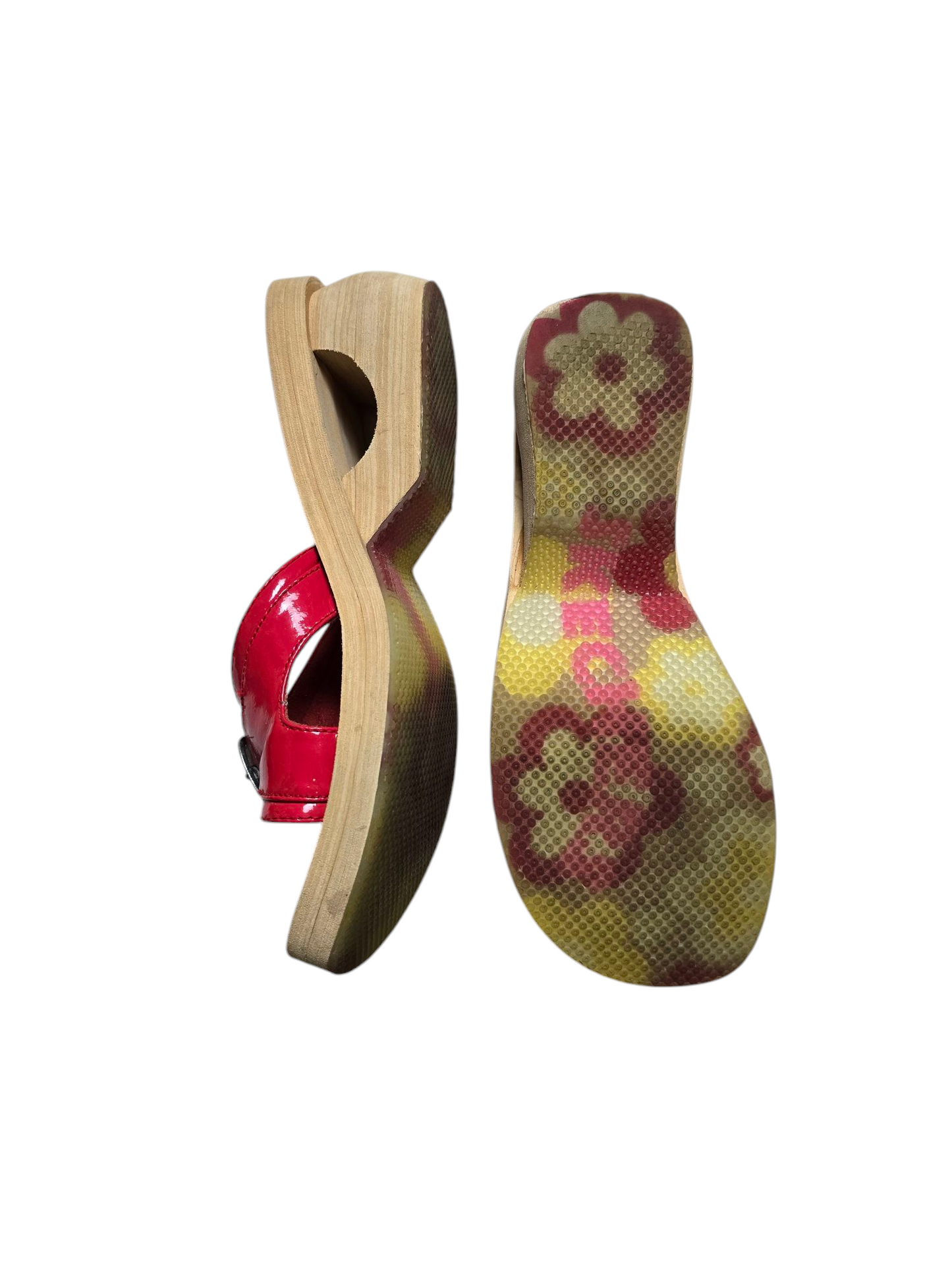 90s vintage platform beachwear sandals