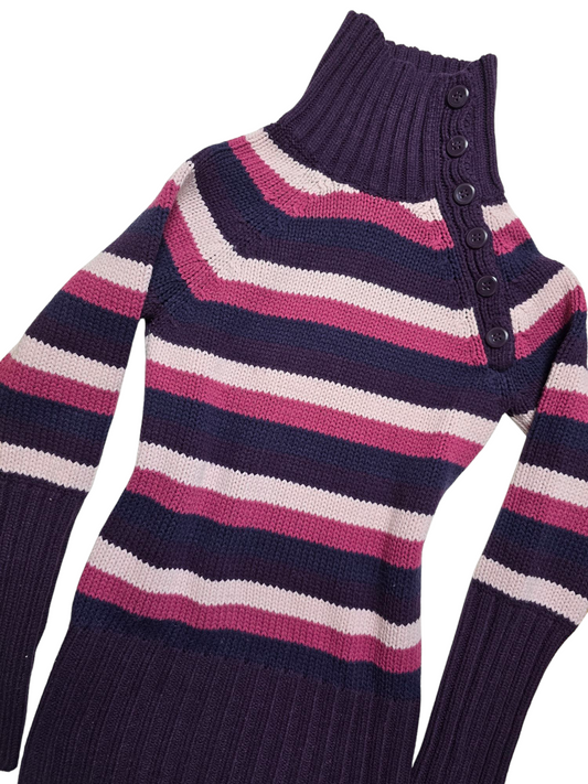 90s vintage downtown colorfull striped sweater