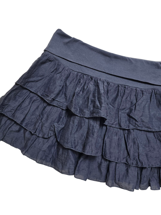 00s vintage ruffled downtown skirt