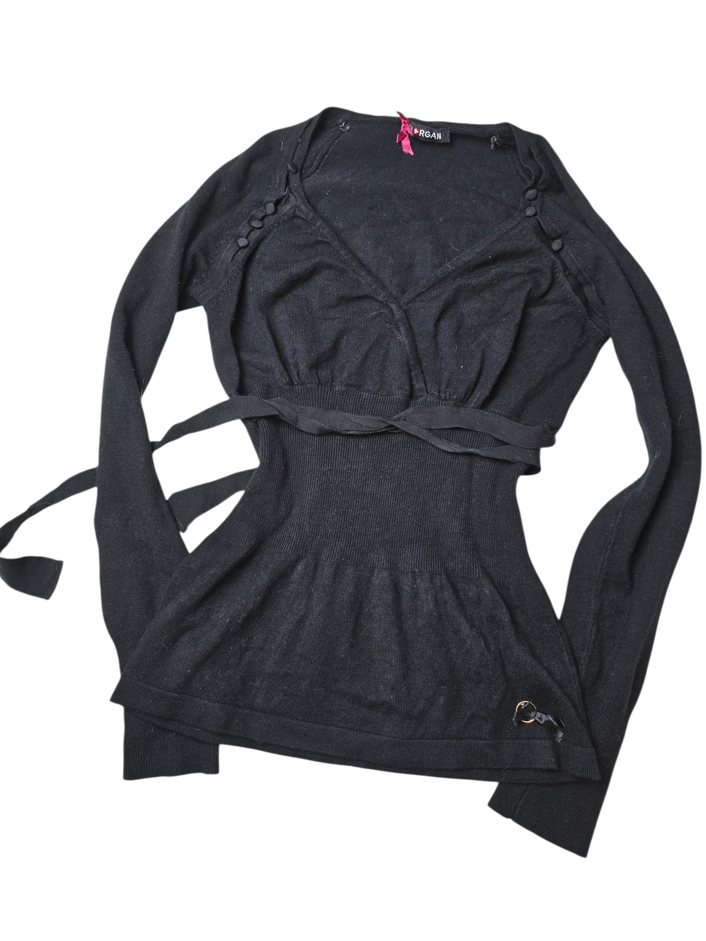 00s dark coquette Morgan de toi black sweater - zimfriperie