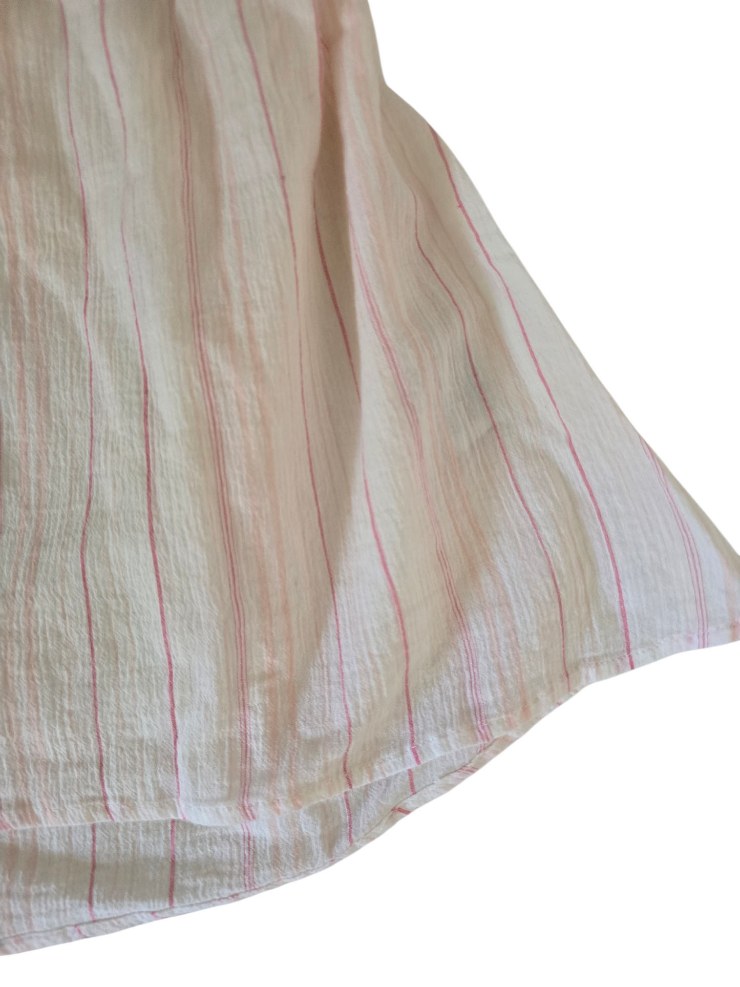 2000s vintage coquette striped backless babydoll top
