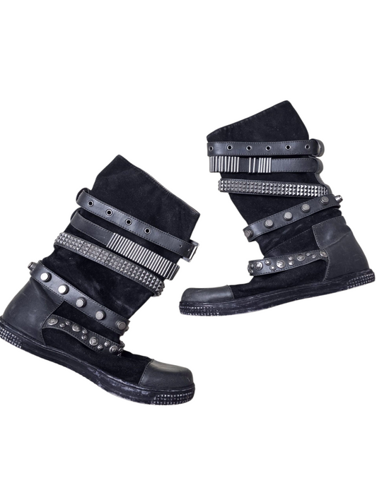00s vintage Miss Sixty indie sleaze studded sneakers