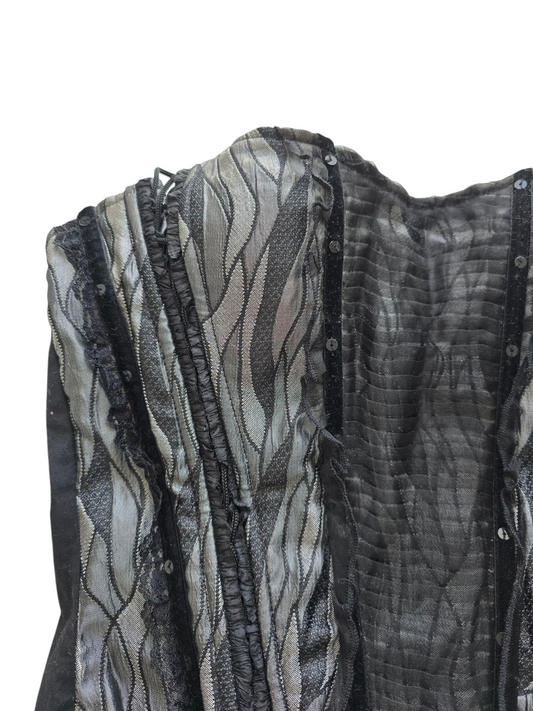 Y2k vintage dark coquette romantic corset