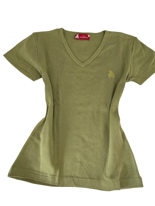 2000s vintage green coquette tshirt - zimfriperie
