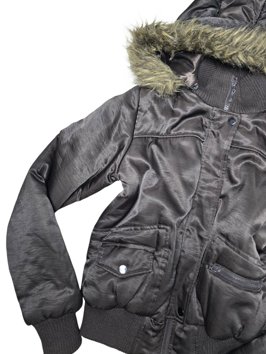 00s vintage zip up softgrunge coat