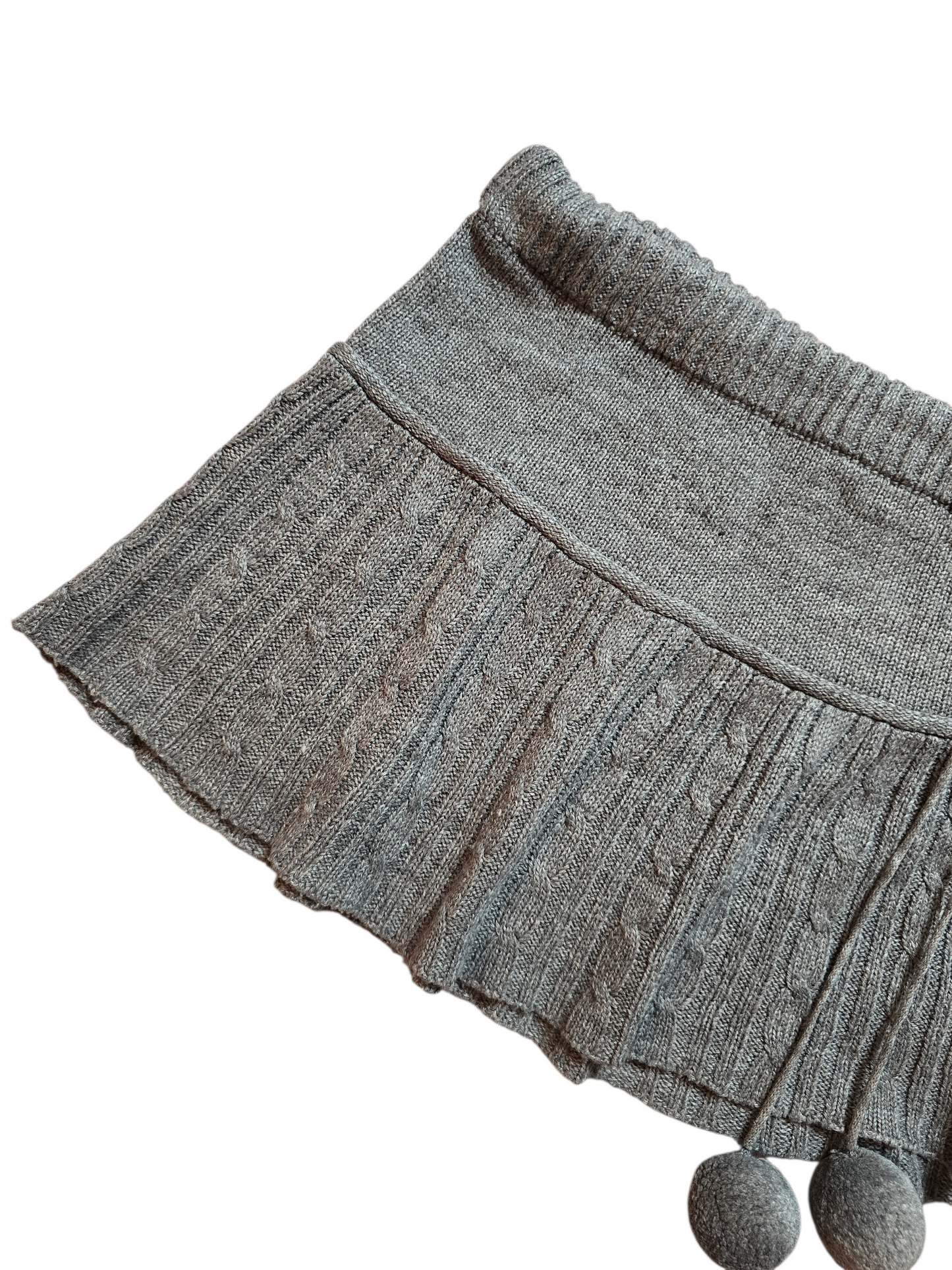 00s vintage coquette ribbed mini skirt - zimfriperie