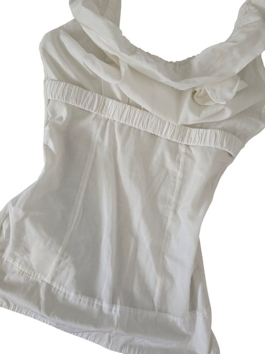 Y2k vintage coquettish bustier top