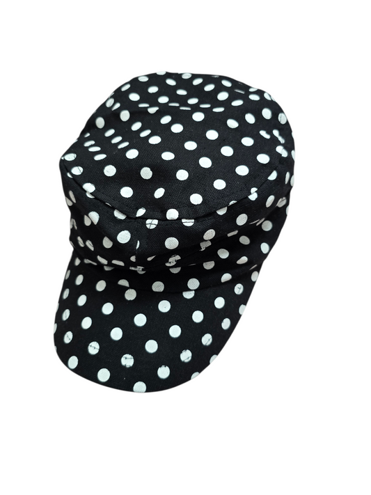 2010s vintage twee polka dots cap