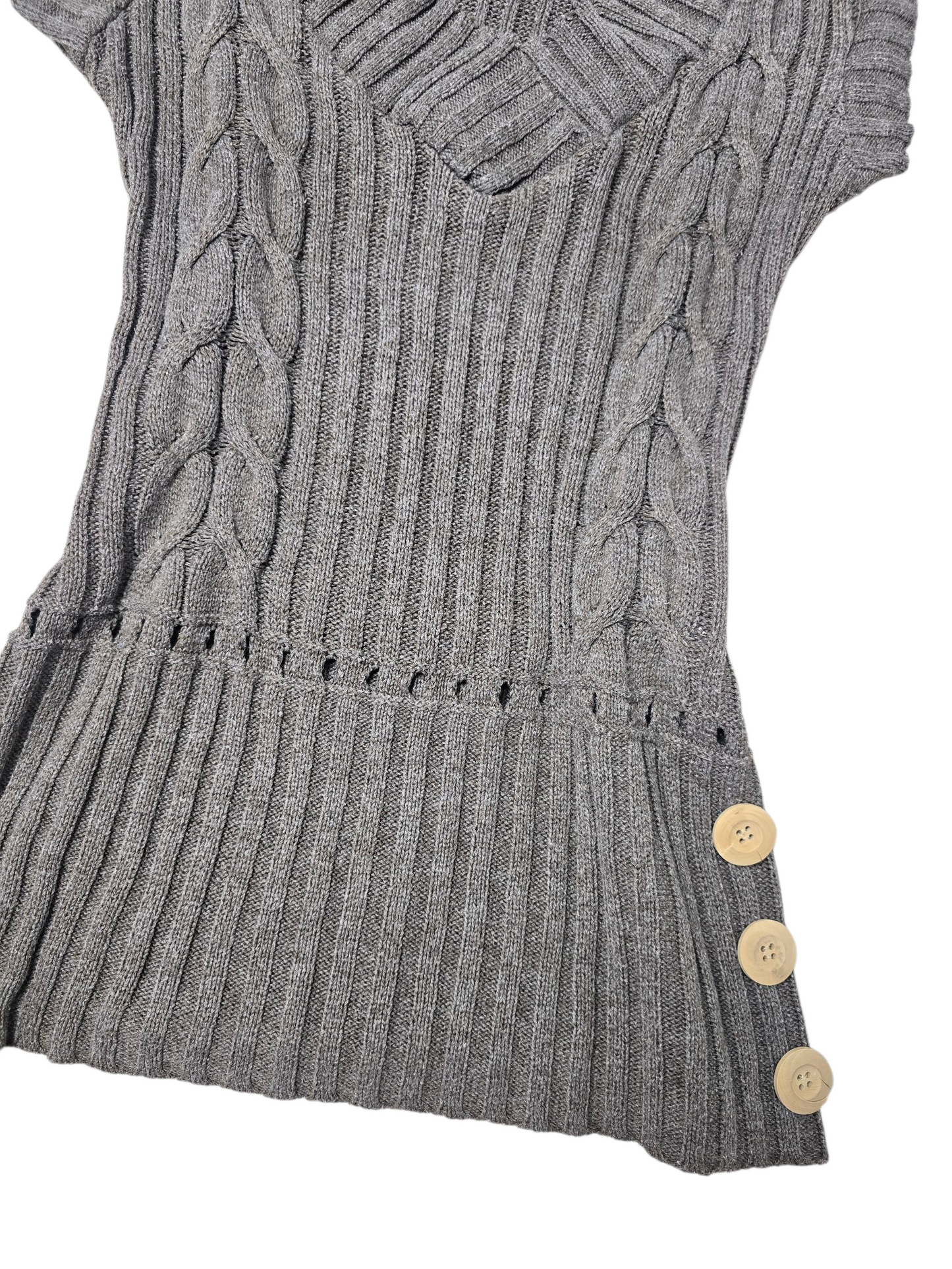00s vintage downtown girl ribbed sleeveless sweater