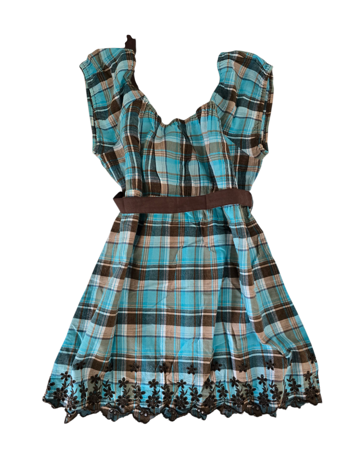 2000s vintage milkmaid plaid babydoll top - zimfriperie