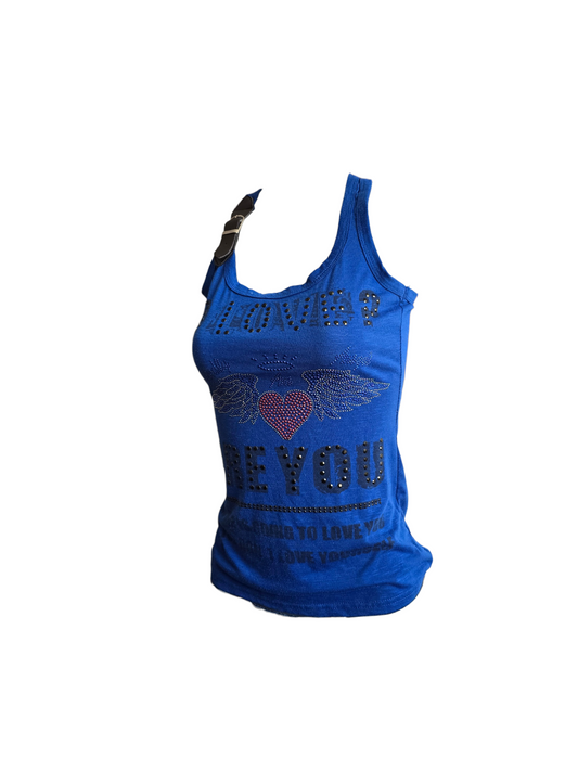2000s vintage swag rhinestone top - zimfriperie