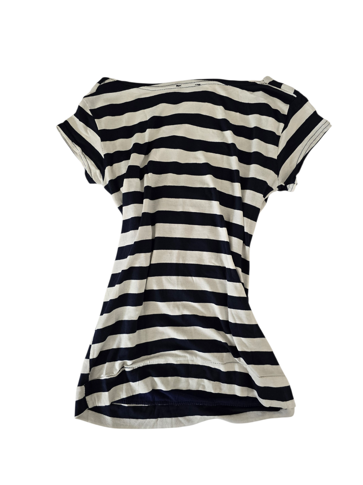 2000s vintage softgrunge striped draped top - zimfriperie
