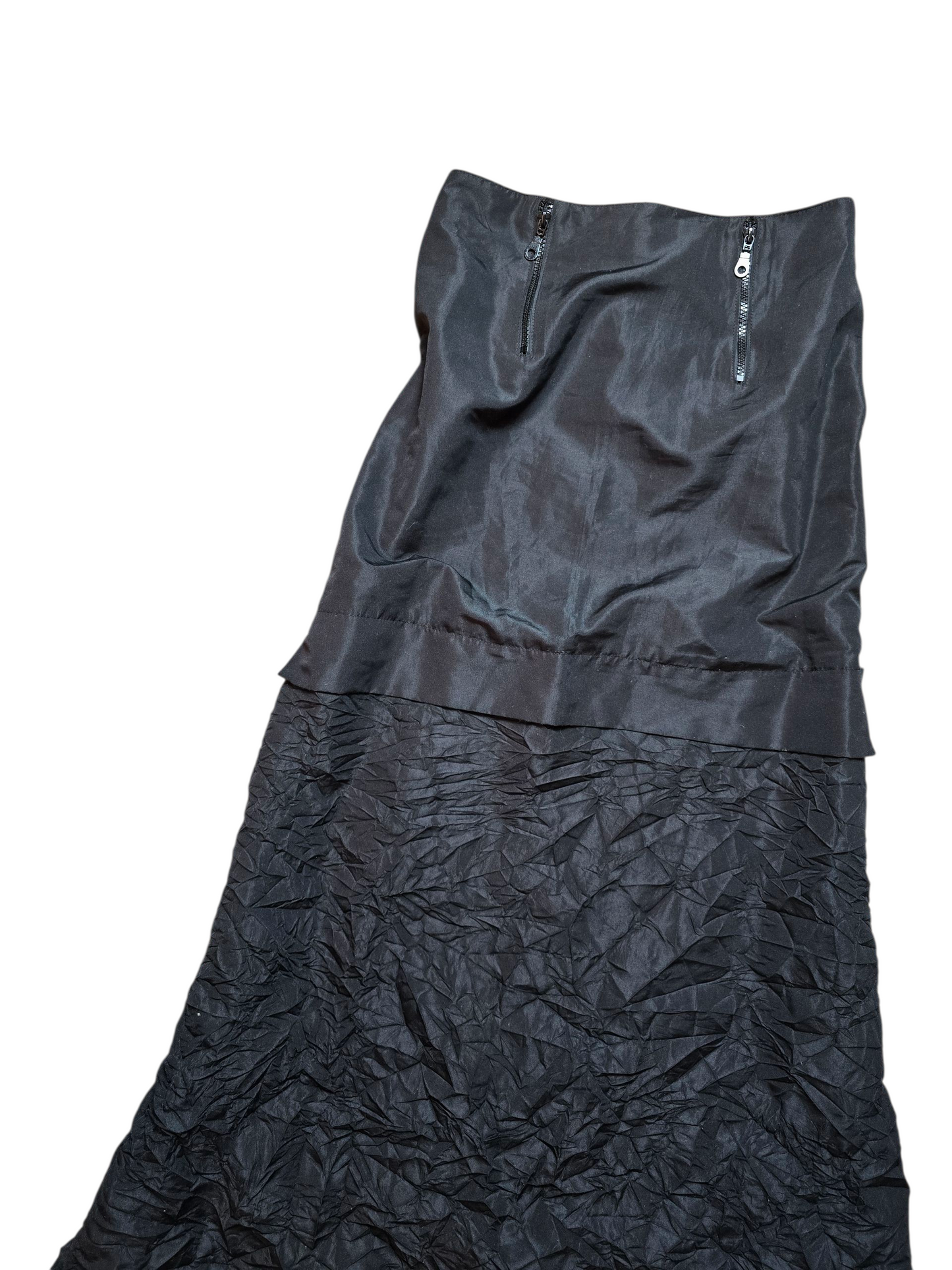 00s vintage dark coquette long skirt