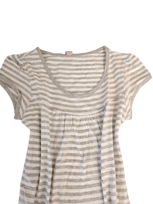 2000s vintage coquette babydoll striped top - zimfriperie